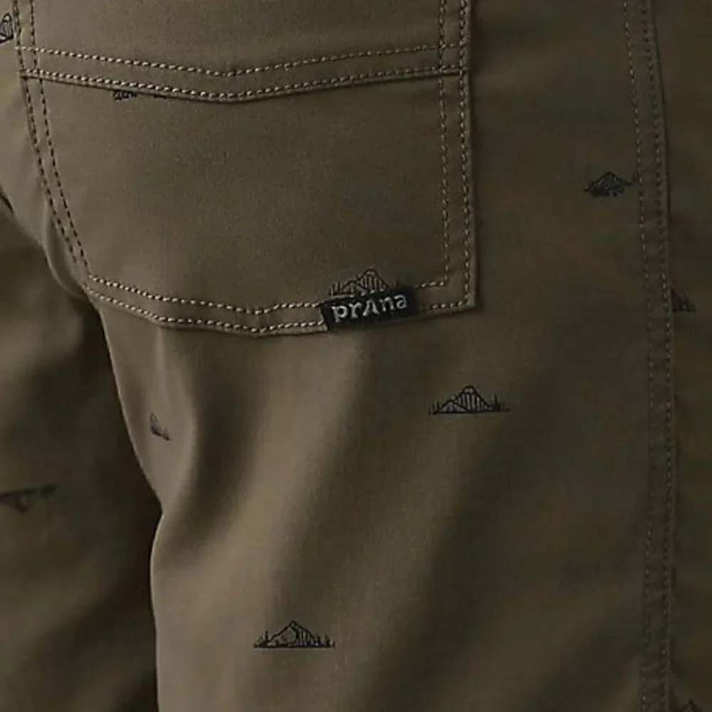 NWT Prana Men's Brion 11 inch Short in Slate Green Crux Rock - Size 30